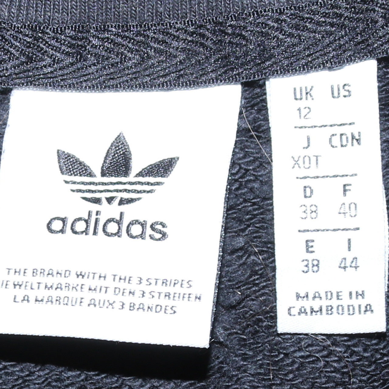 Womens UK Size 12 adidas Black Pullover Sweatshirt