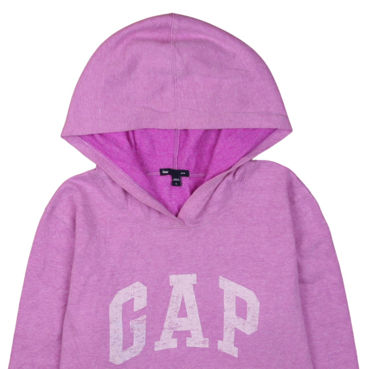 Womens UK Size L Gap Pink Pullover Hoodie
