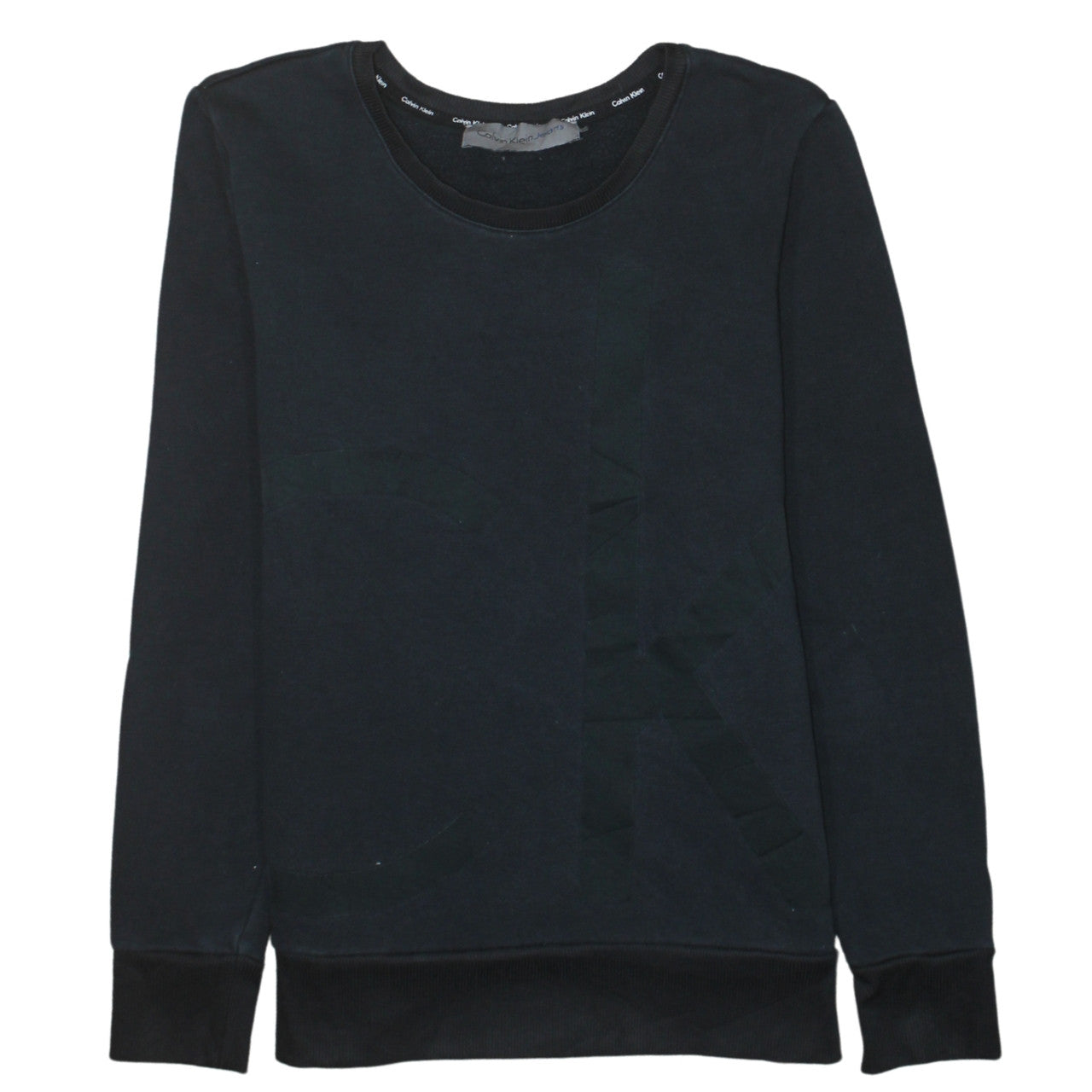 Mens UK Size S Calvin Klein Black Pullover Sweatshirt