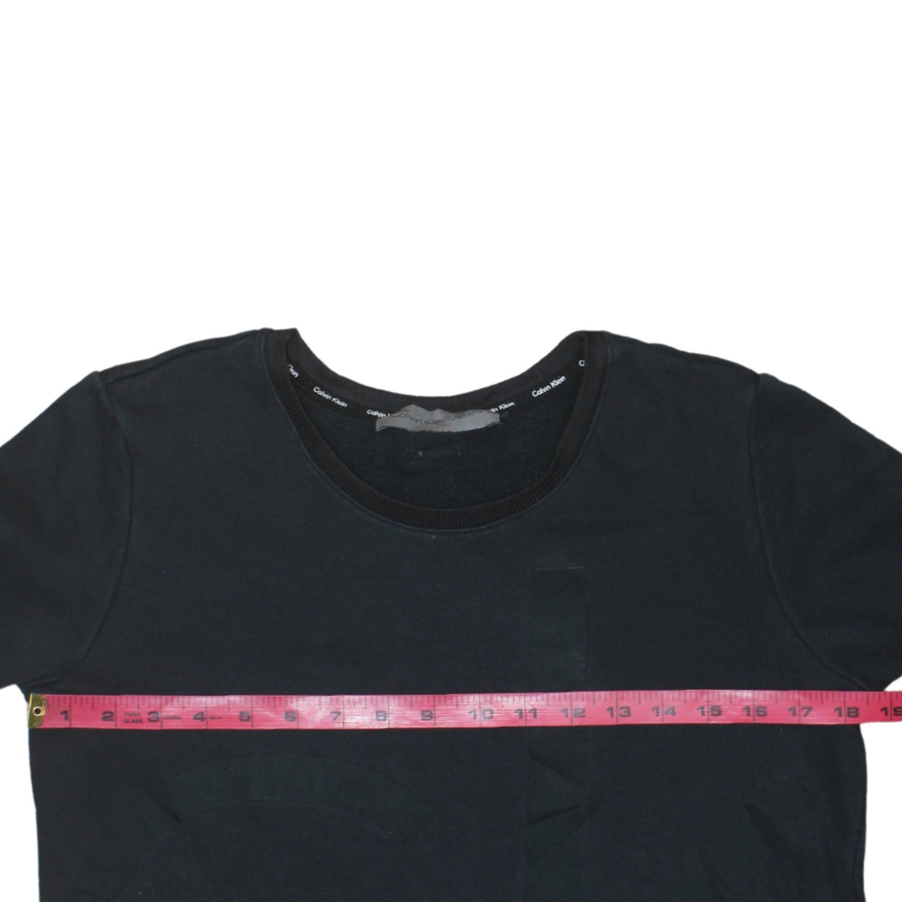 Mens UK Size S Calvin Klein Black Pullover Sweatshirt