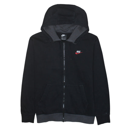 Mens UK Size M Nike Black Full Zip Hoodie
