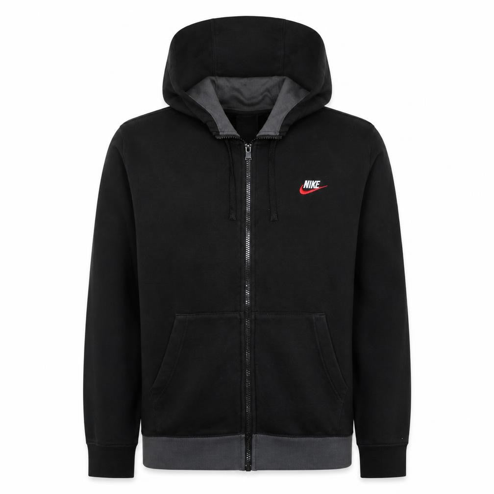 Mens UK Size M Nike Black Full Zip Hoodie