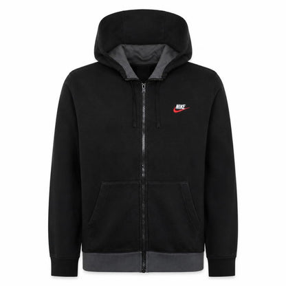 Mens UK Size M Nike Black Full Zip Hoodie