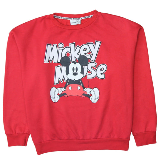 Womens UK Size XL Disney Red Pullover Sweatshirt