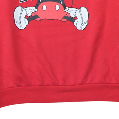 Womens UK Size XL Disney Red Pullover Sweatshirt