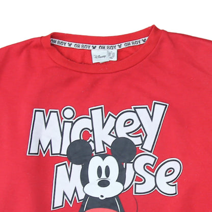 Womens UK Size XL Disney Red Pullover Sweatshirt