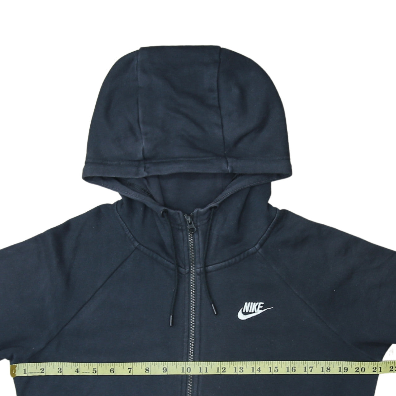 Mens UK Size S Nike Black Full Zip Hoodie