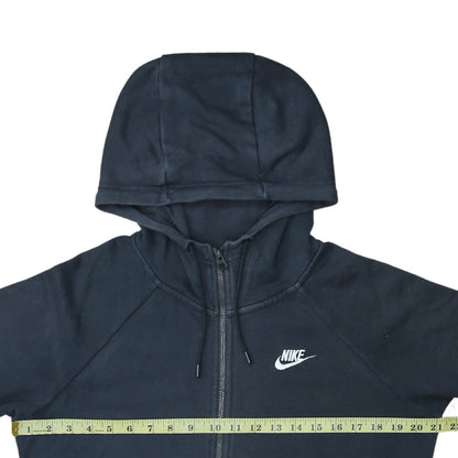 Mens UK Size S Nike Black Full Zip Hoodie