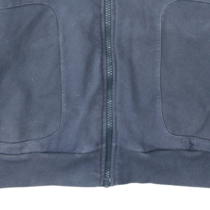Puma Men's Blue L Track Jacket Full Zip Cotton Blend Sportswear