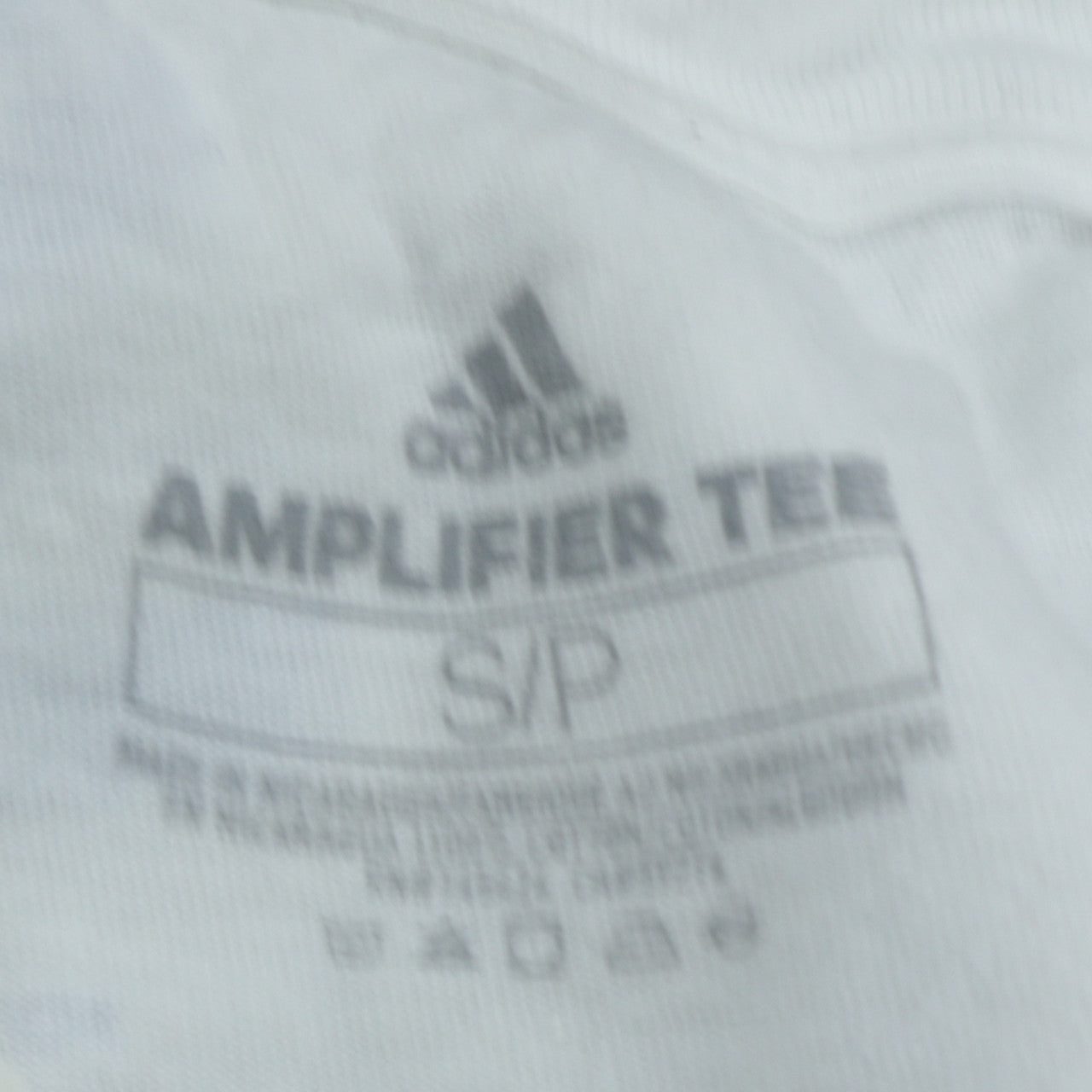 Mens UK Size S adidas White  T-Shirt