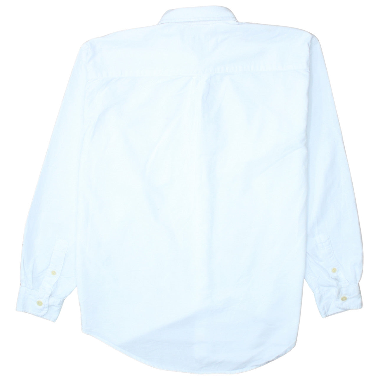 Levi's Men's White Regular Fit Long Sleeve Cotton Button-Up Shirt L