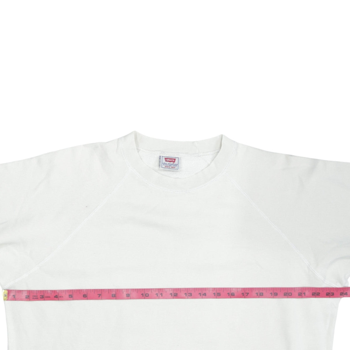 Mens UK Size L Levi's White Pullover Sweatshirt