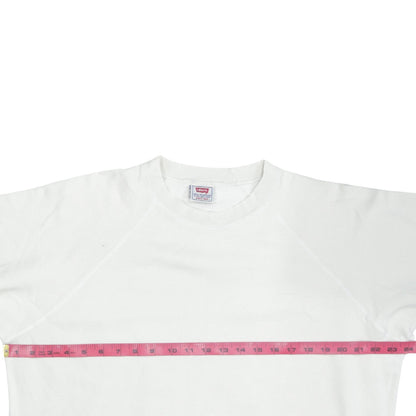 Mens UK Size L Levi's White Pullover Sweatshirt