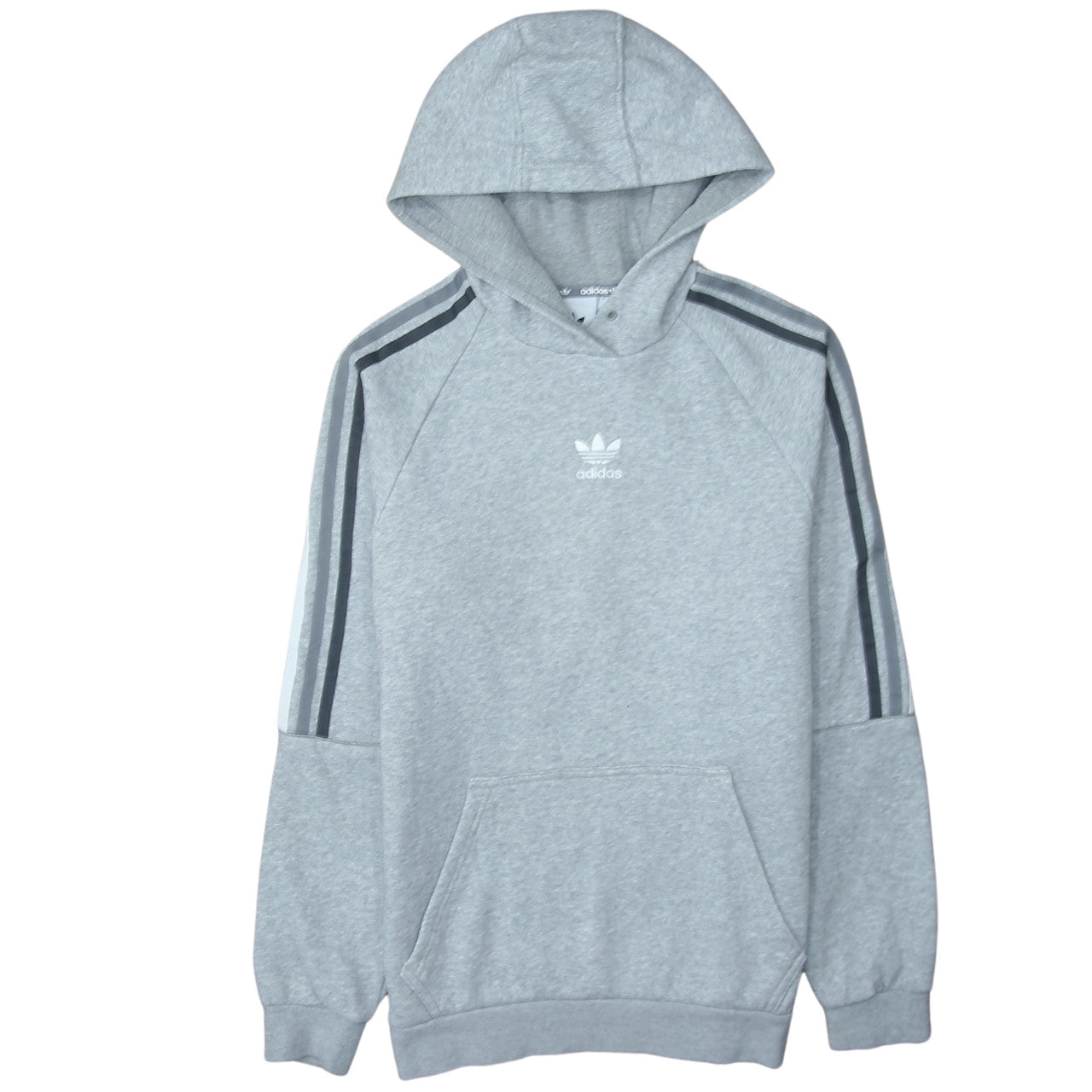 Mens UK Size S adidas Grey Pullover Hoodie