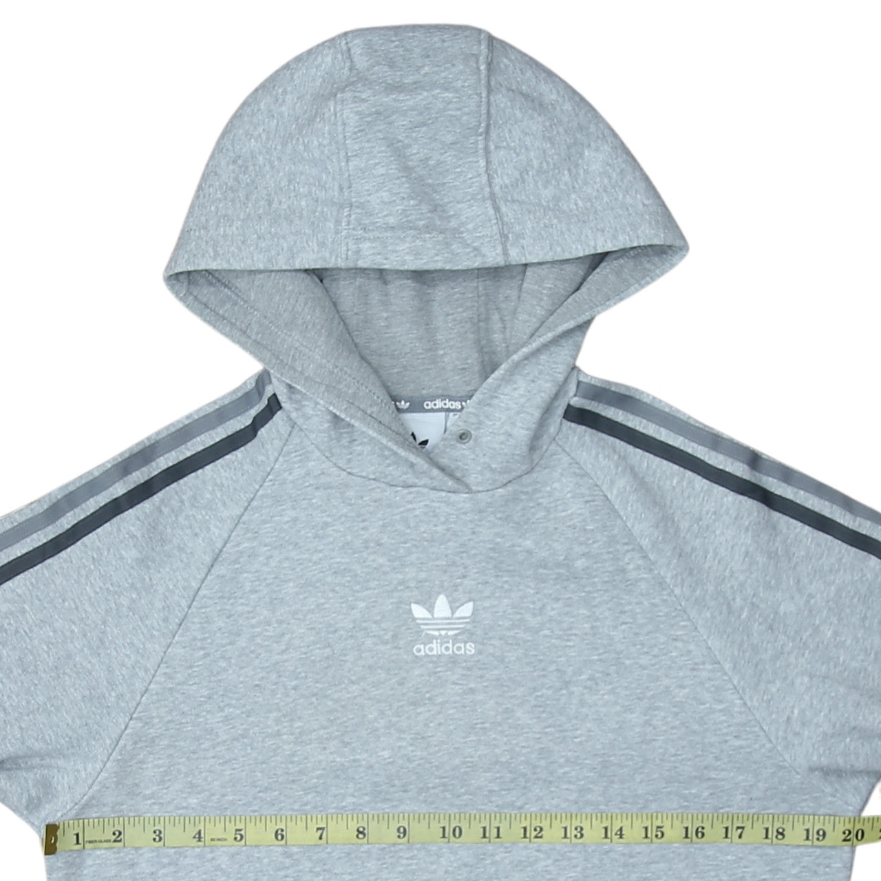 Mens UK Size S adidas Grey Pullover Hoodie
