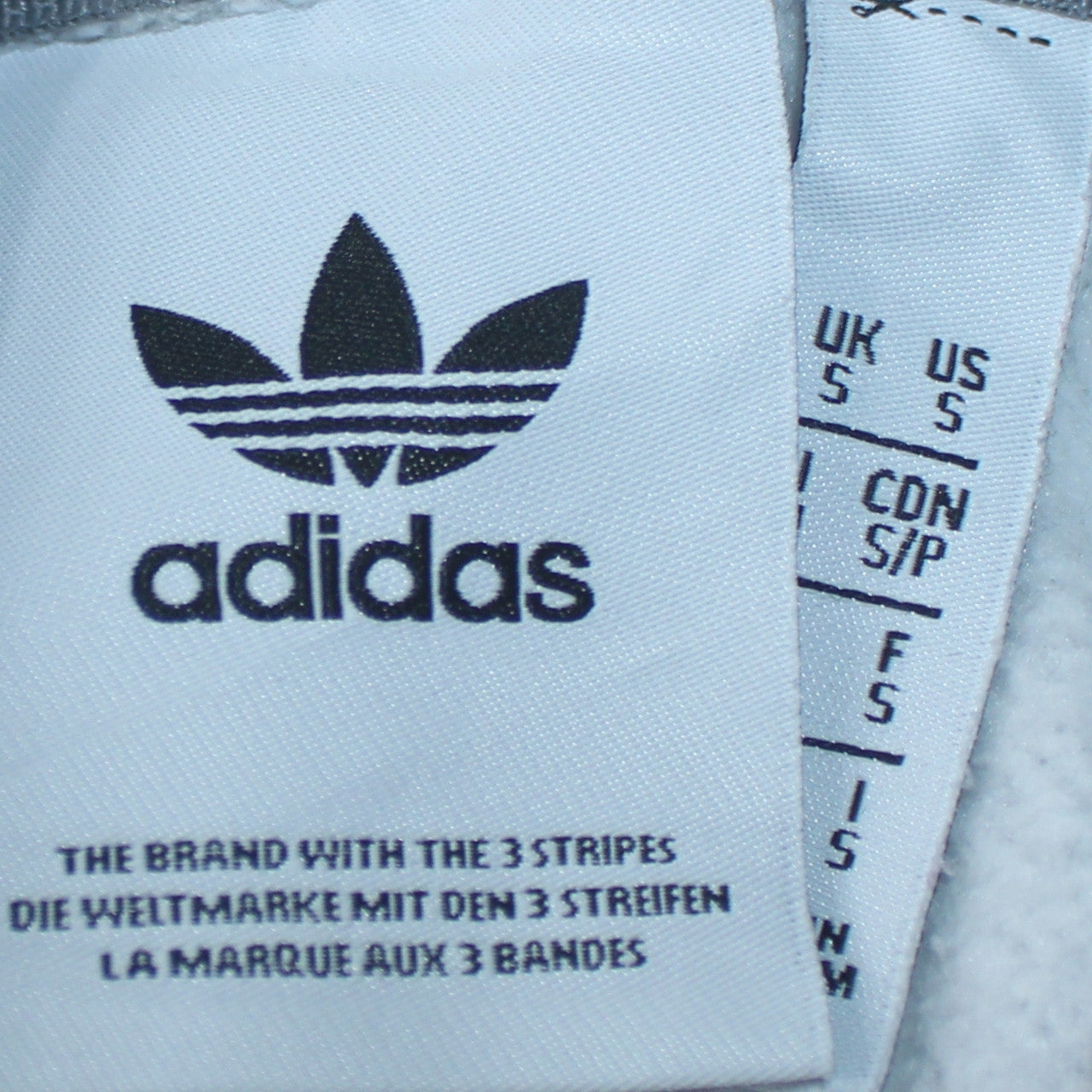 Mens UK Size S adidas Grey Pullover Hoodie