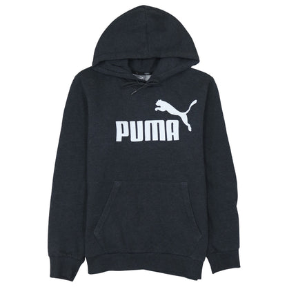 Mens UK Size M PUMA Black Pullover Hoodie