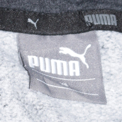 Mens UK Size M PUMA Black Pullover Hoodie