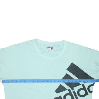 Womens UK Size S adidas Green Jersey T-Shirt