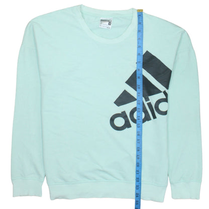 Womens UK Size S adidas Green Jersey T-Shirt