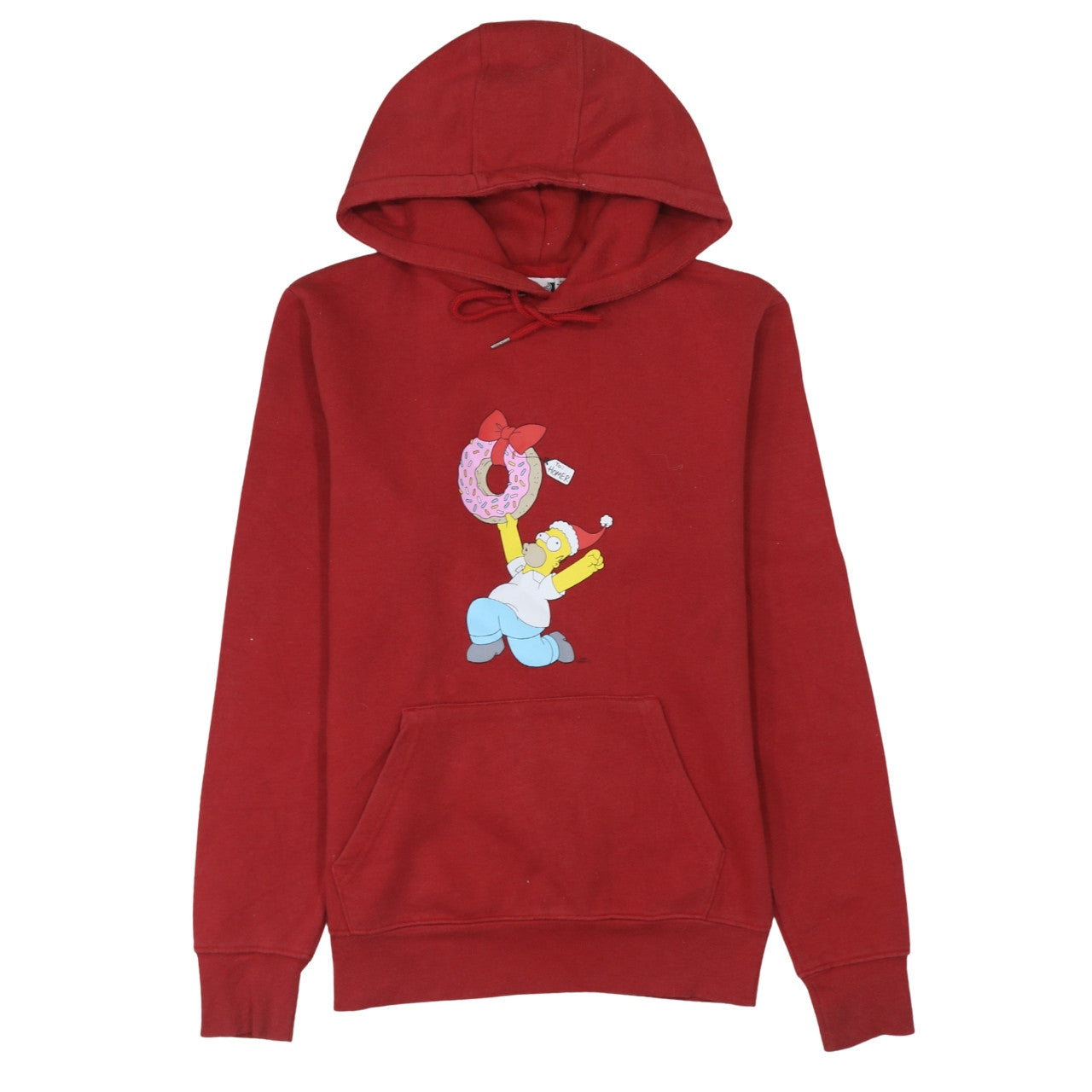 Mens UK Size XS Primark Red Pullover Hoodie