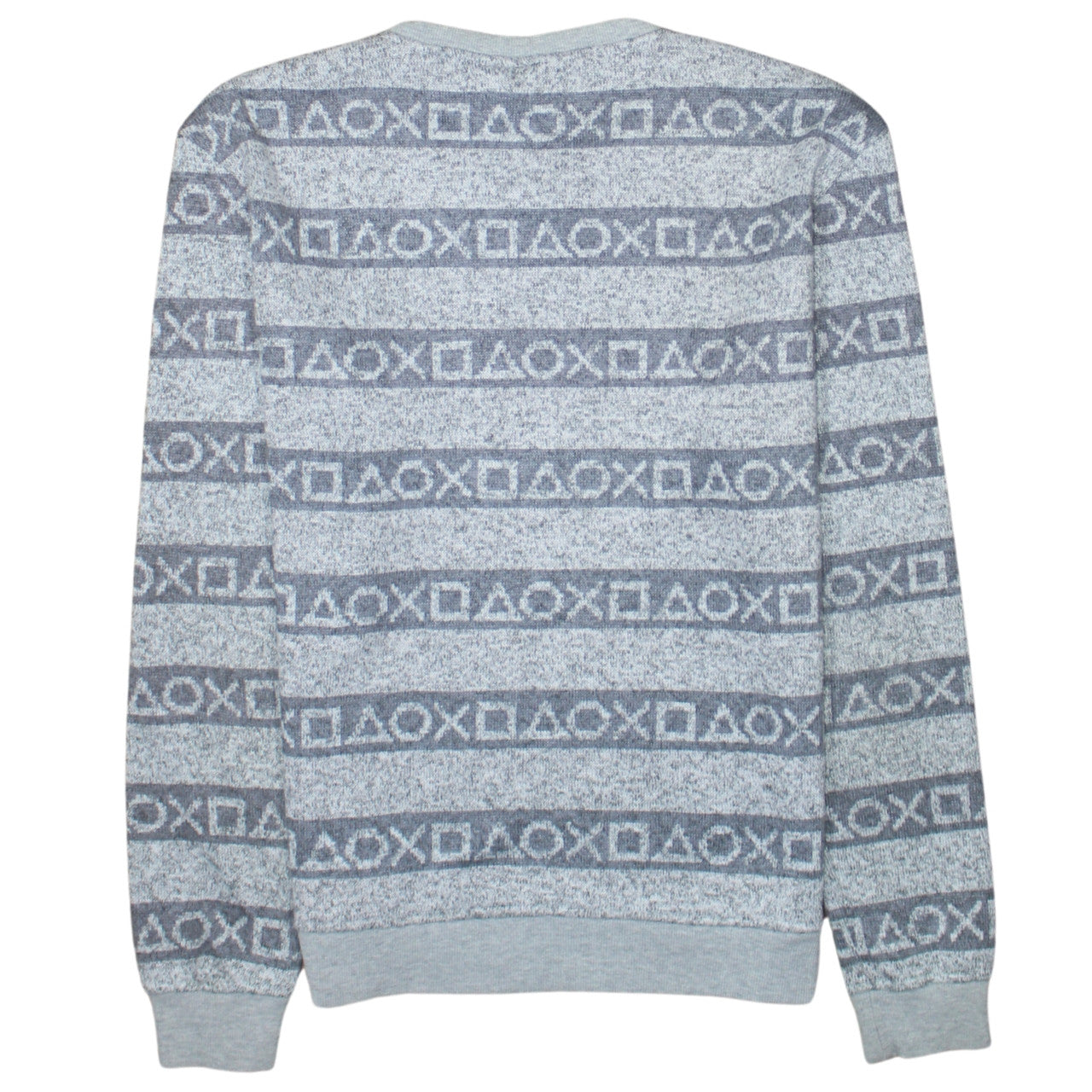 Mens UK Size S PlayStation Grey Pullover Sweatshirt