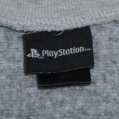 Mens UK Size S PlayStation Grey Pullover Sweatshirt