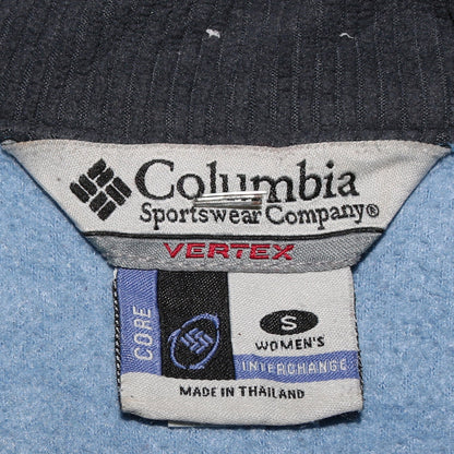 Columbia Womens Blue Fleece Full Zip Jacket Size S Outdoor