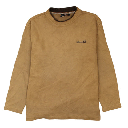 Mens UK Size L ellesse Beige Pullover Sweatshirt