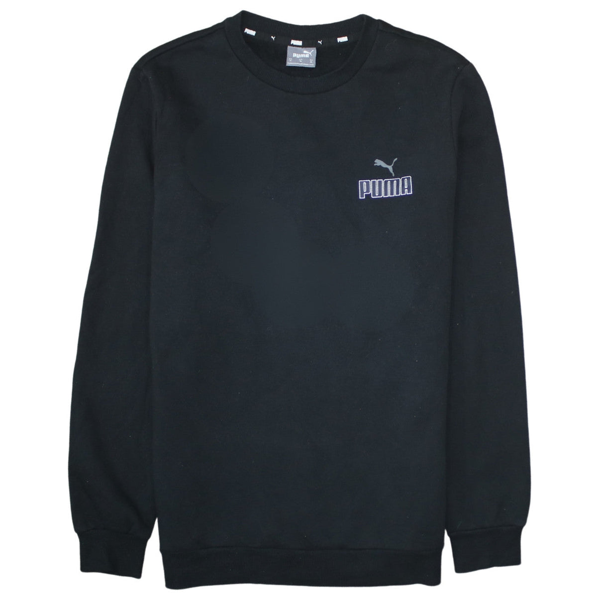 Mens UK Size M PUMA Black Pullover Sweatshirt