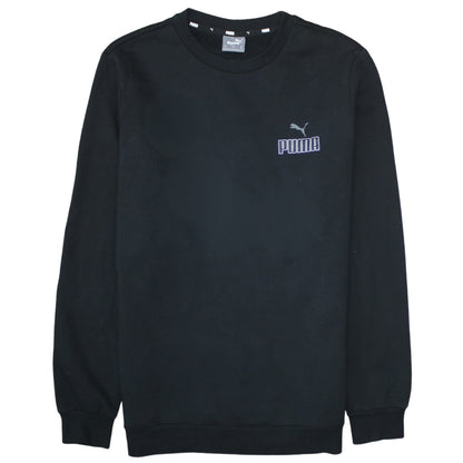 Mens UK Size M PUMA Black Pullover Sweatshirt