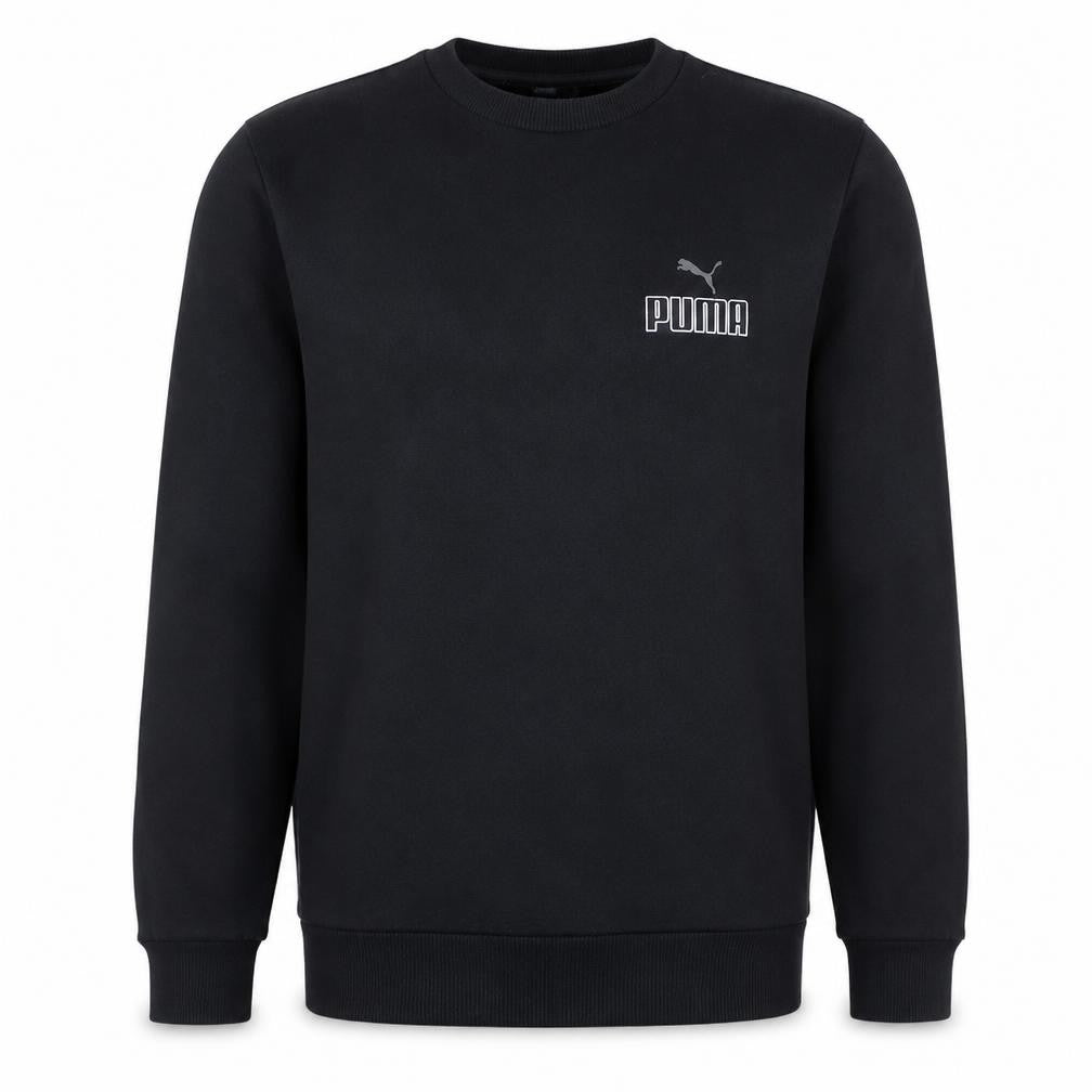 Mens UK Size M PUMA Black Pullover Sweatshirt