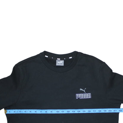 Mens UK Size M PUMA Black Pullover Sweatshirt