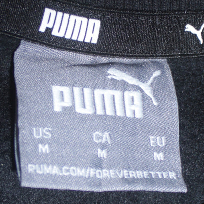 Mens UK Size M PUMA Black Pullover Sweatshirt
