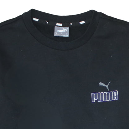 Mens UK Size M PUMA Black Pullover Sweatshirt