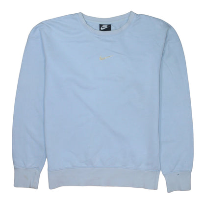 Womens UK Size XS Nike Blue Pullover Sweatshirt