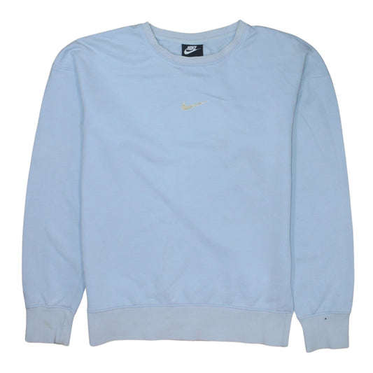 Womens UK Size XS Nike Blue Pullover Sweatshirt
