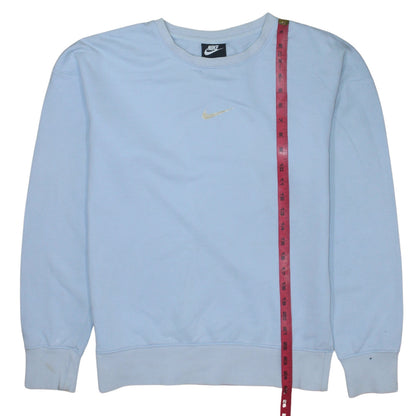 Womens UK Size XS Nike Blue Pullover Sweatshirt