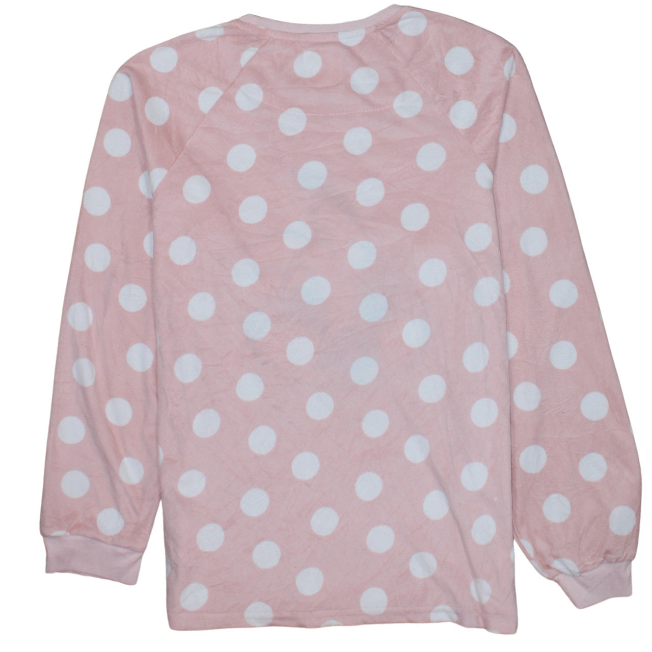Disney Women Pink Polka Dot Thumper Fleece Nightshirt Size 10-12