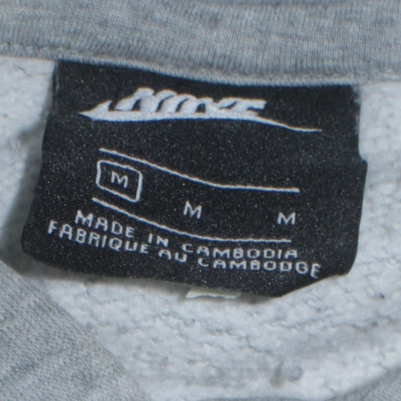 Mens UK Size M Nike Grey Pullover Hoodie