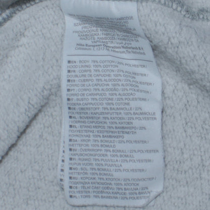 Mens UK Size M Nike Grey Pullover Hoodie