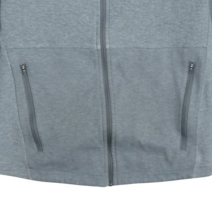 Mens UK Size L PUMA Grey Full Zip Hoodie