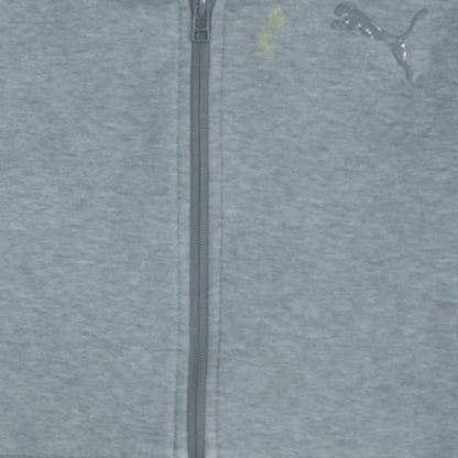 Mens UK Size L PUMA Grey Full Zip Hoodie