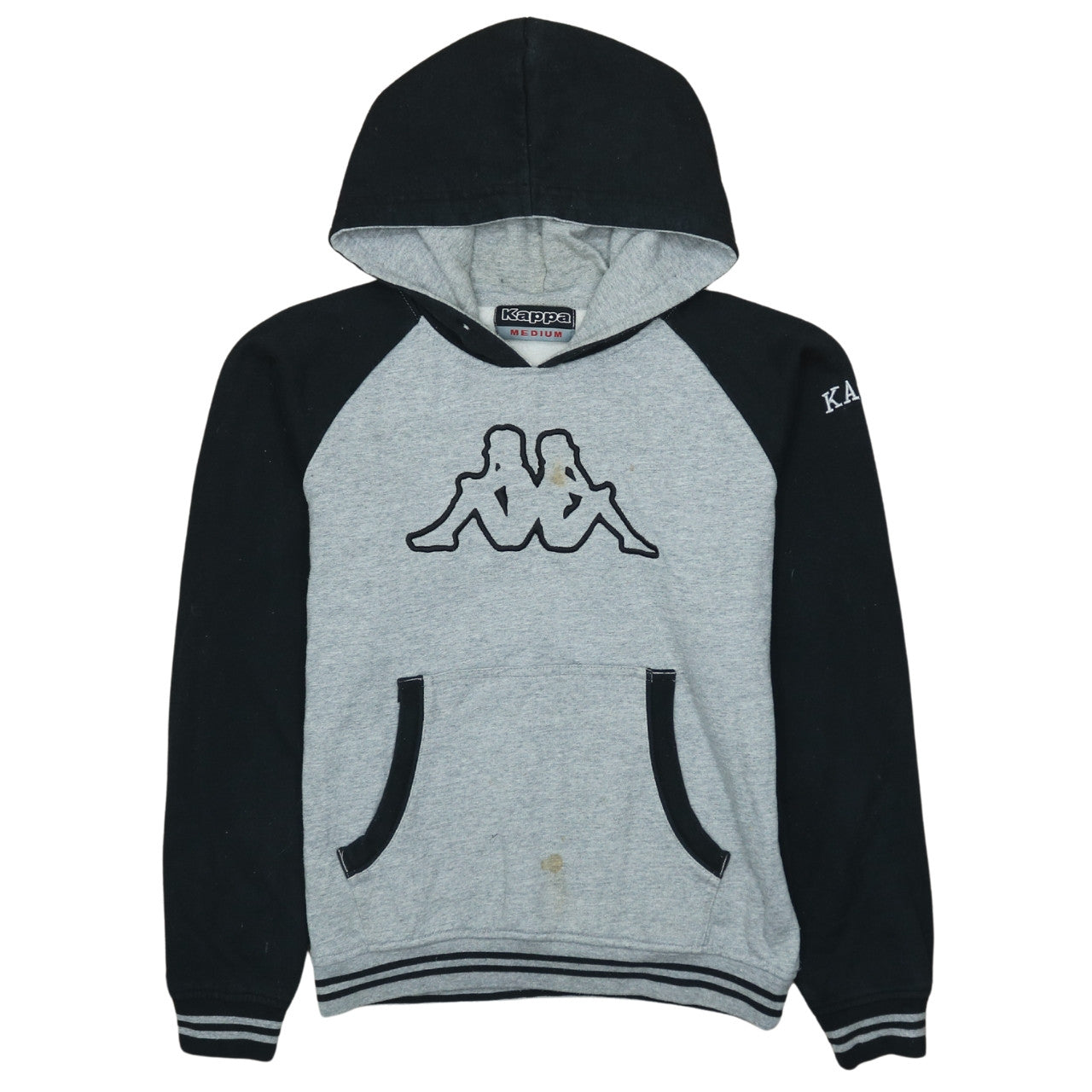 Mens UK Size M Kappa Grey Pullover Hoodie