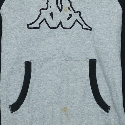 Mens UK Size M Kappa Grey Pullover Hoodie