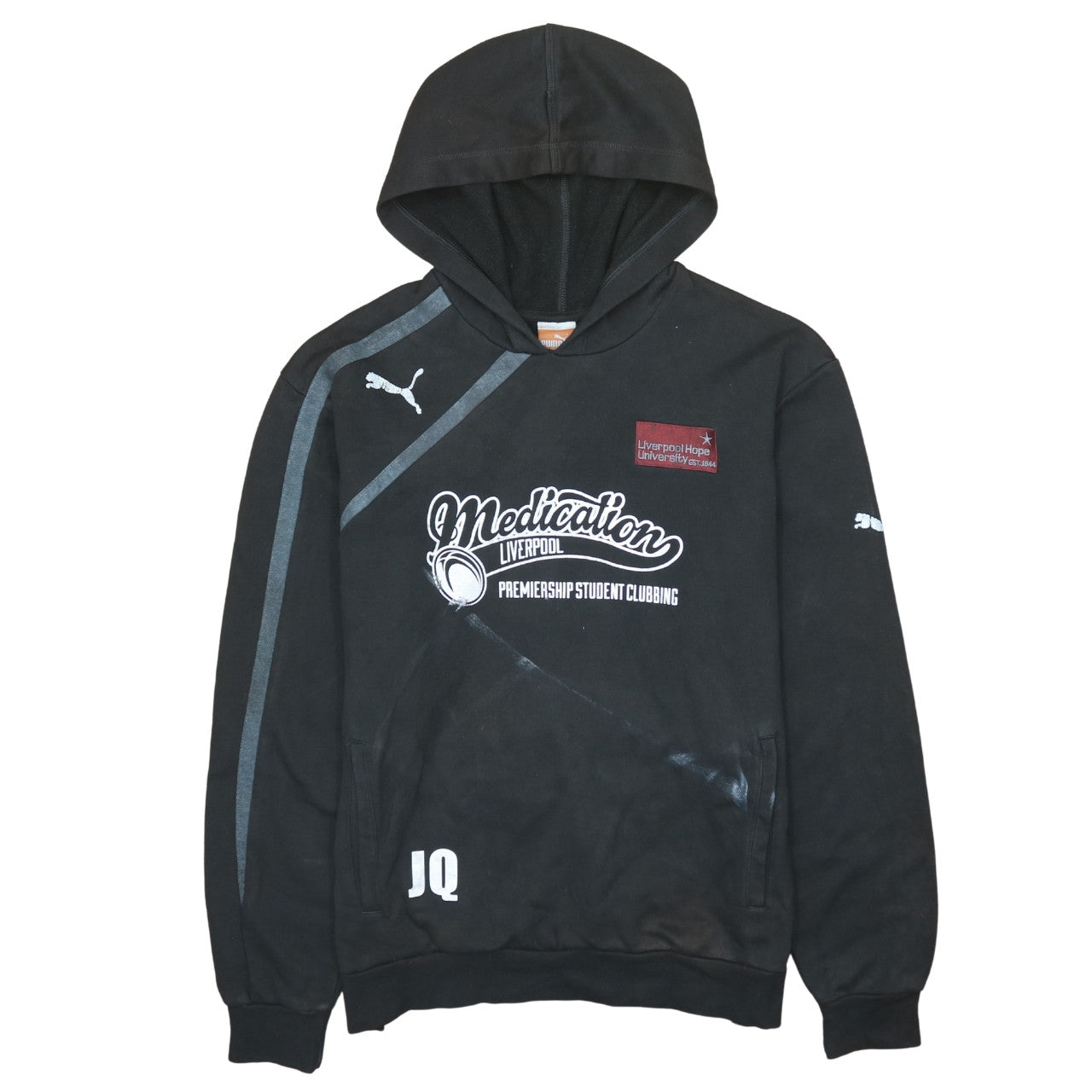 Mens UK Size XL PUMA Black Pullover Hoodie