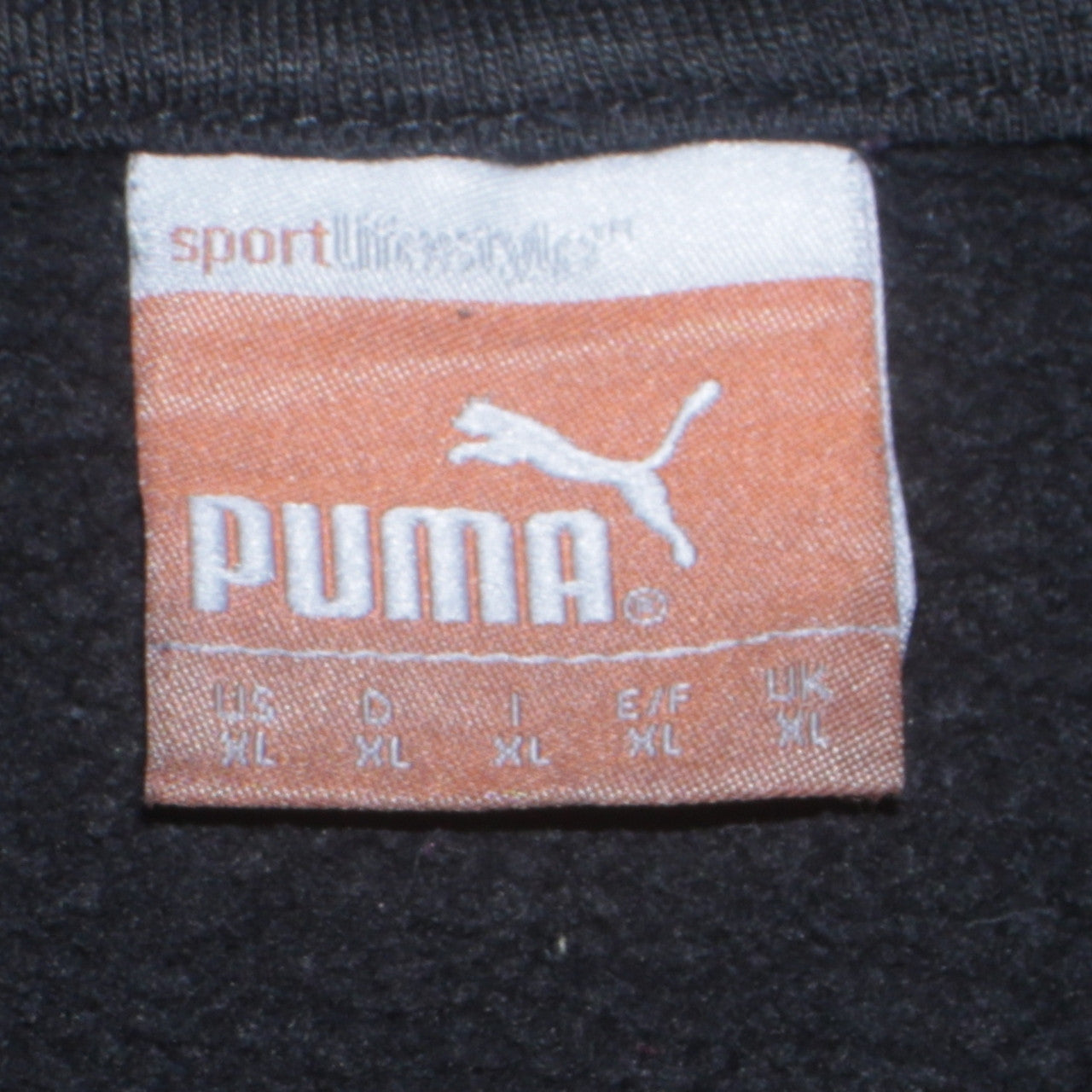 Mens UK Size XL PUMA Black Pullover Hoodie