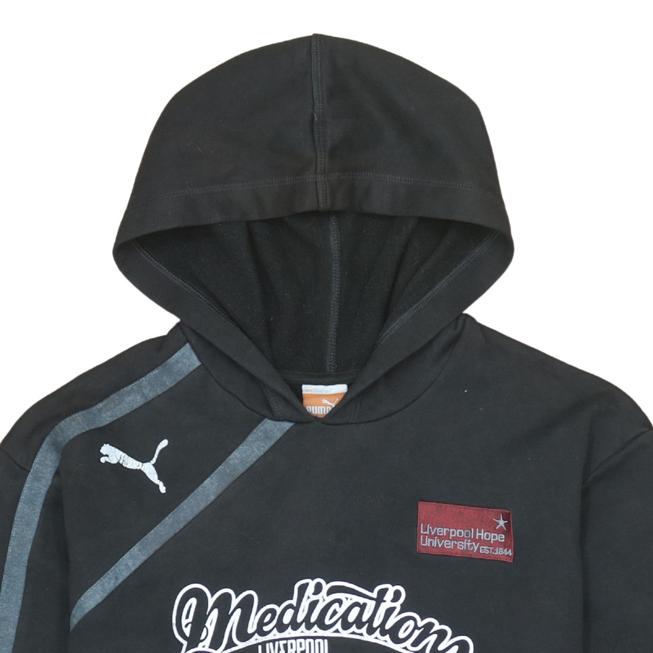 Mens UK Size XL PUMA Black Pullover Hoodie