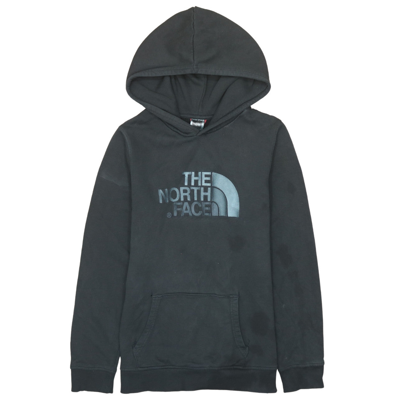 The North Face Boys Black XL Pullover Hoodie Fleece Logo Sweatshirt