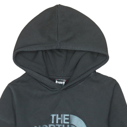 The North Face Boys Black XL Pullover Hoodie Fleece Logo Sweatshirt